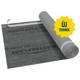   Masterplast LINOPORE® RX 7000+ páraáteresztő tetőfólia ragasztósávval - 170g/m2 - 75m2/tekercs
