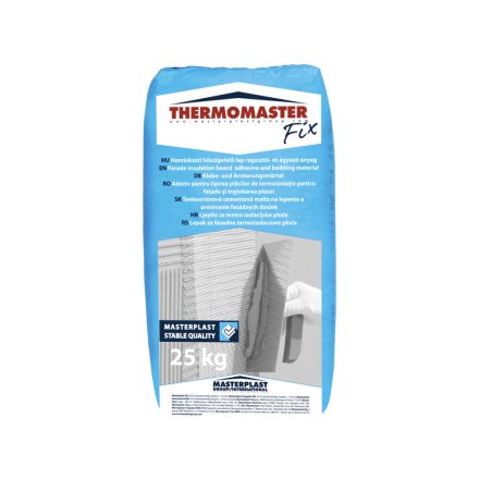THERMOMASTER FIX ragasztó homlokzati EPS FEHÉR ragasztáshoz -RAKLAPOS